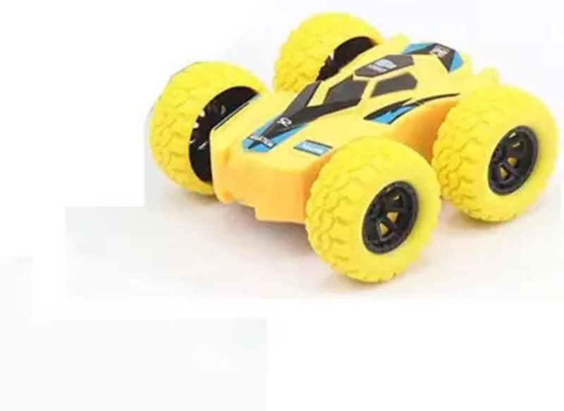 Koros Double-Sided Mini Tumbling Toy Fun Car3D Tumbling car (Multicolor) (Pack Of 1)  (Multicolor)