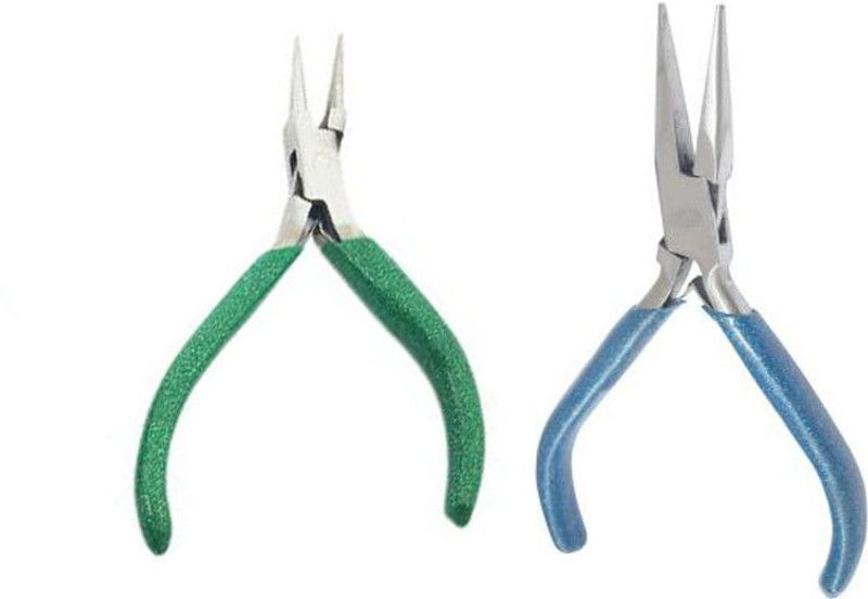 TOOLBUX Pack of 2 Items : Round Nose and Flat Nose