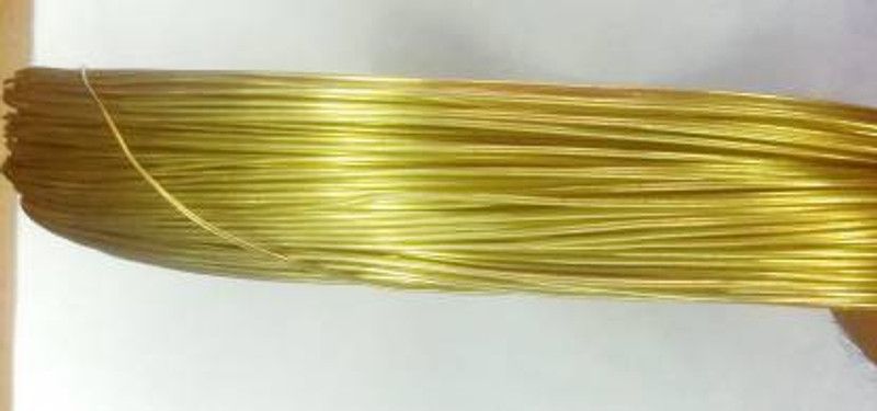 Craft Haveli Jewellery Making BRASS WIRE 22GUAGE0.64MM250-001