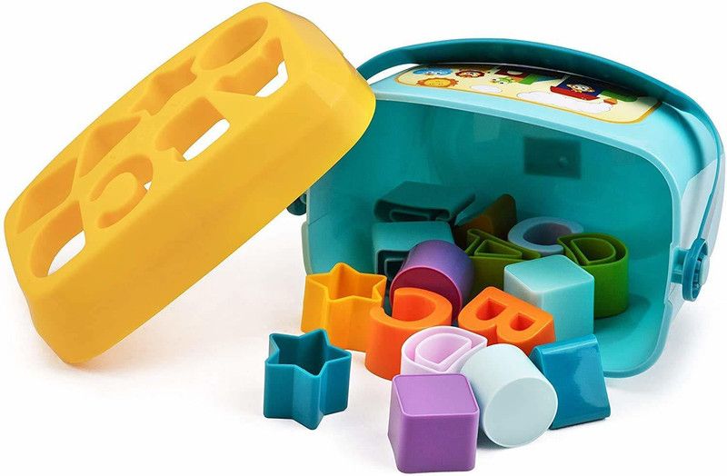 MIRTONICS Block Shape, Sorter, Colors,Baby and Toddler,  (Multicolor)