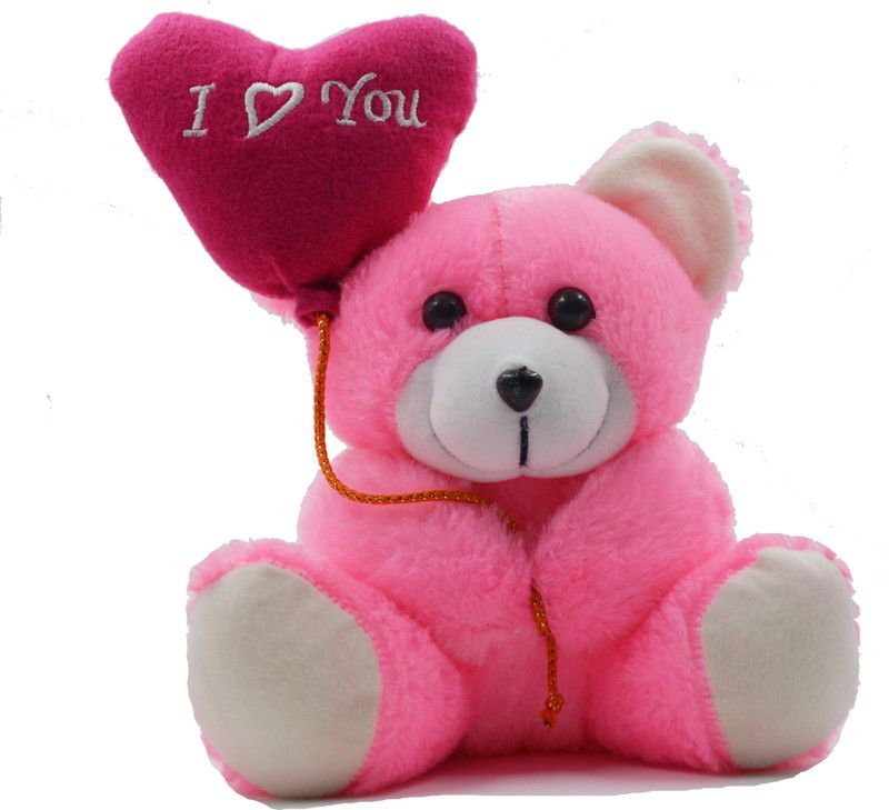 ME&YOU Romantic Teddy Valentine Gift for Husband, wife, Girlfrined, Boyfriend, Lover I Love You Balloon Teddy IZ18TILY-003 - 10 inch  (Multicolor)