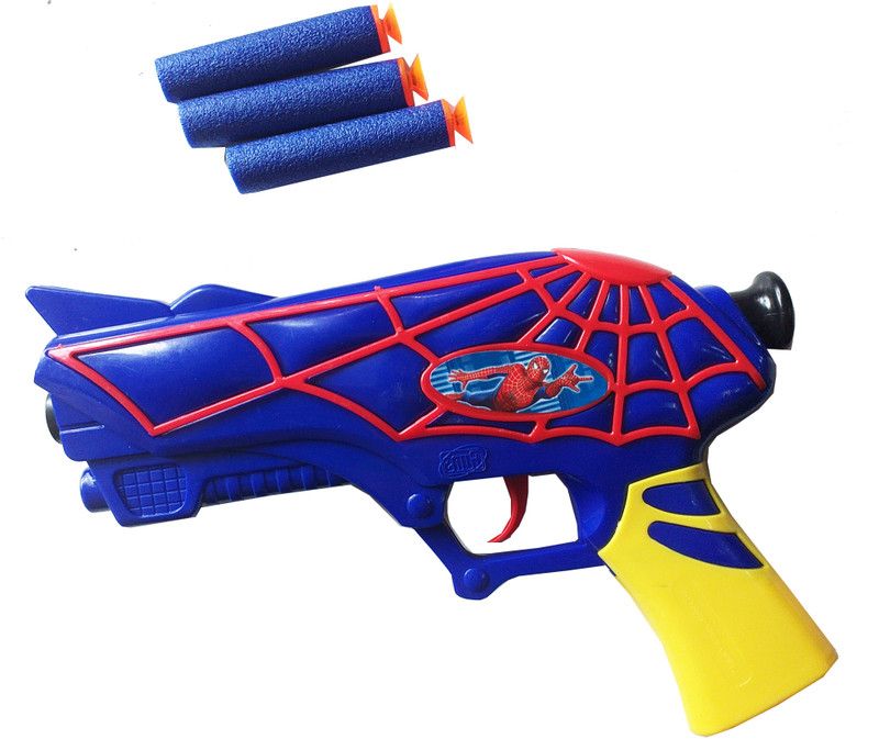Dhinchak Soft bullet toy gun Guns & Darts  (Blue)