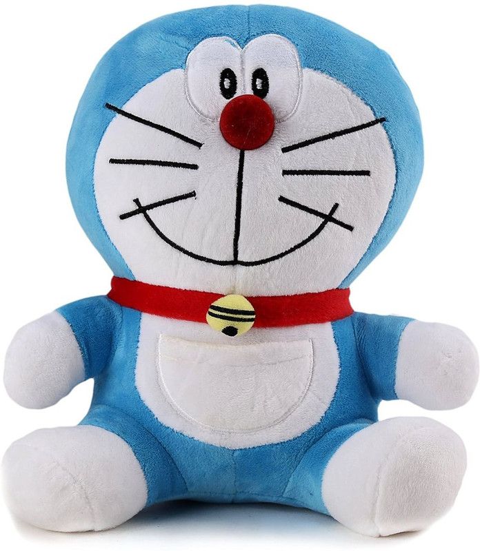 MJ Quality Doraemon teddy, Blue/White (10-inch) - 10 inch  (Blue)