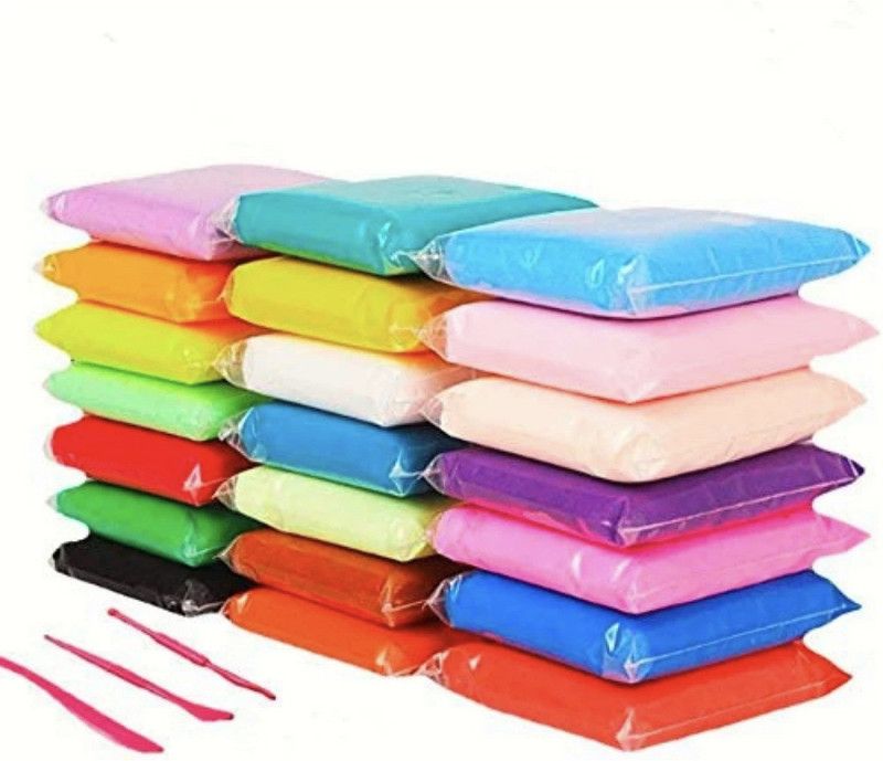 absquare Craft Air Dry Super Clay with Carving Moulding Tools Kit for Girls and Boys