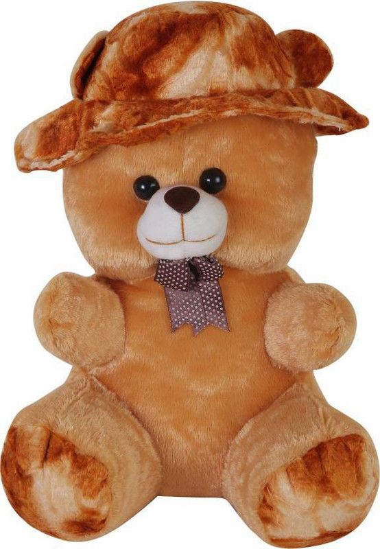 Kiddietown Brown Cap Teddy Very Beautiful High Quality For Valentine & Birthday Gift - 55 cm  (Brown)
