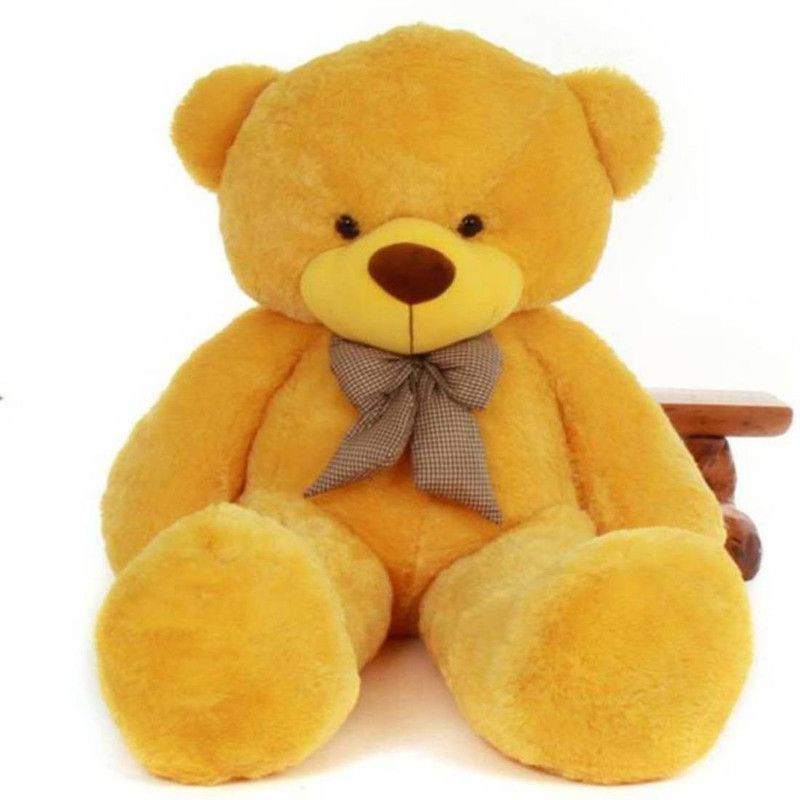 GN Enterprises 5 Feet Jumbo Special Teddy Bear - 151 cm  (Mustard)