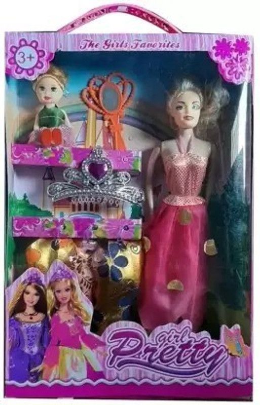 FASHIONEMPIRE PREETY DOLL SET FOR GIRLS KIDS (Multicolor)  (Multicolor)
