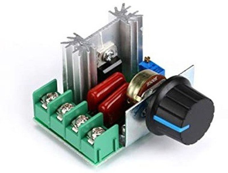 EMERGING TECHNOLOGIES E-DIMMER AC 50-220V 2000W SCR Triac Electric Voltage Regulator Temperature/Motor Speed Controller Light Dimmer Electronic Components Electronic Hobby Kit
