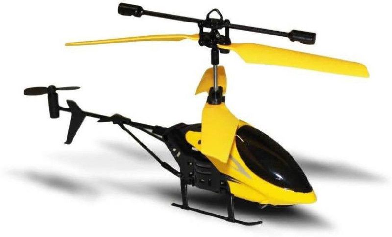 Praroop RC Multi Functional 2-Channel Durable Mammoth HelicopteR (Yellow)  (Multicolor)