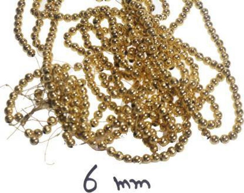 Crafto golden pearl for art making 250 grams (Size 6 mm)
