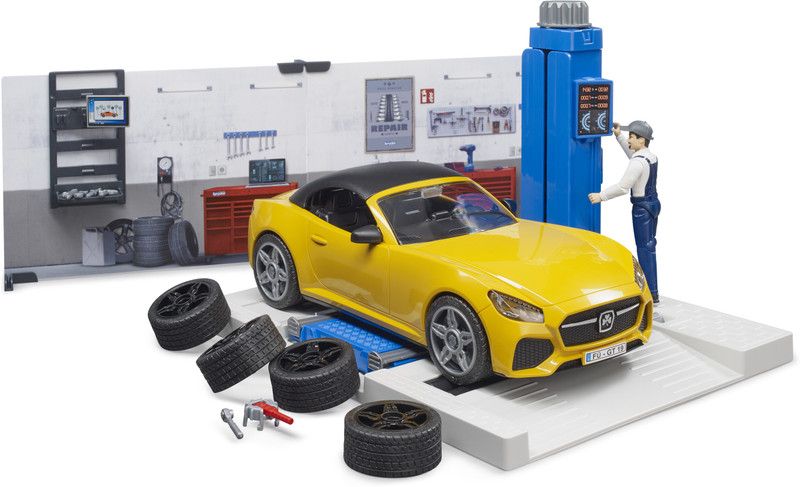 Bruder Bworld Car Service  (Multicolor)