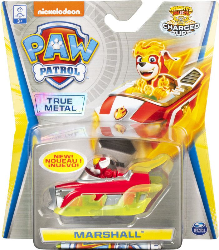 PAW PATROL Die-Cast Vehicle Charged Up Marshall  (Red)