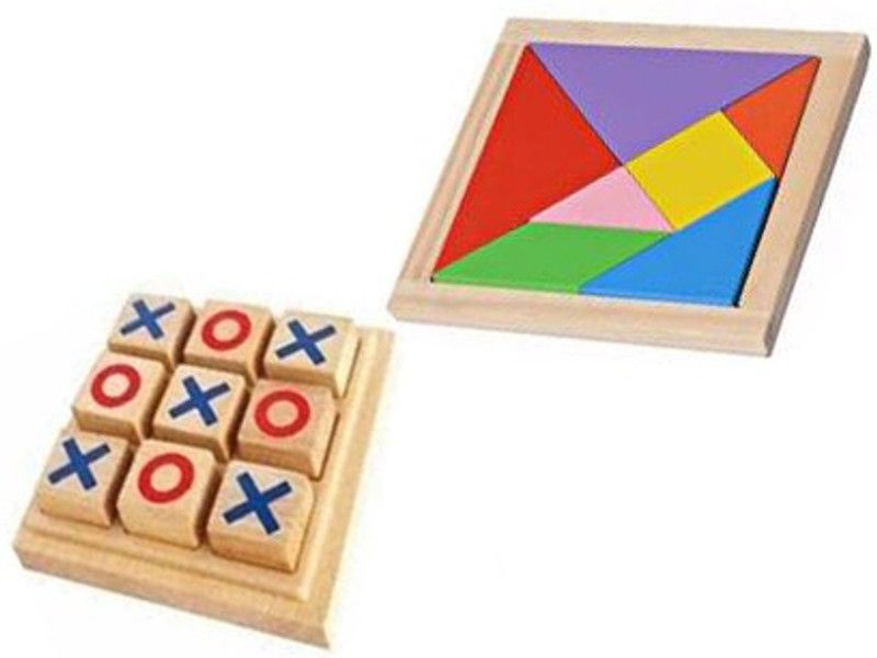 GIFTING CONCEPTS TIC TAC TOE Game Combo for Kids  (7 Pieces)