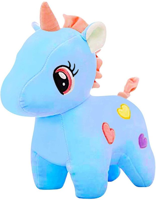 neuanu SUPER SOFT BLUE UNICORN - 25 cm  (Blue)