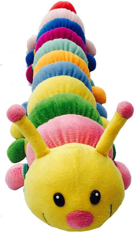 Miss & Chief CaterPillar Multi colour 40 Cms - 40 cm  (Multicolor)