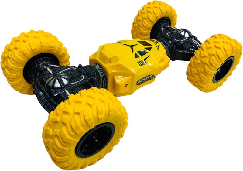 TOY KINGDOM Stlint moka four wheel drive 4wd high speed racing  (Yellow)