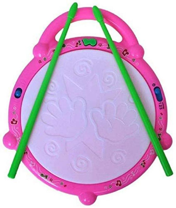 Just97 Kids Educational Multi-Colored Flash Drum  (Multicolor)