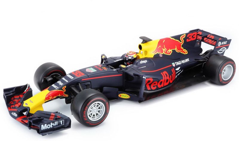 Bburago Die-Cast 1:18 Scale Red Bull Racing Tag Heuer RB13 (2017) Max Verstappen Car  (Blue, Yellow, Pack of: 1)
