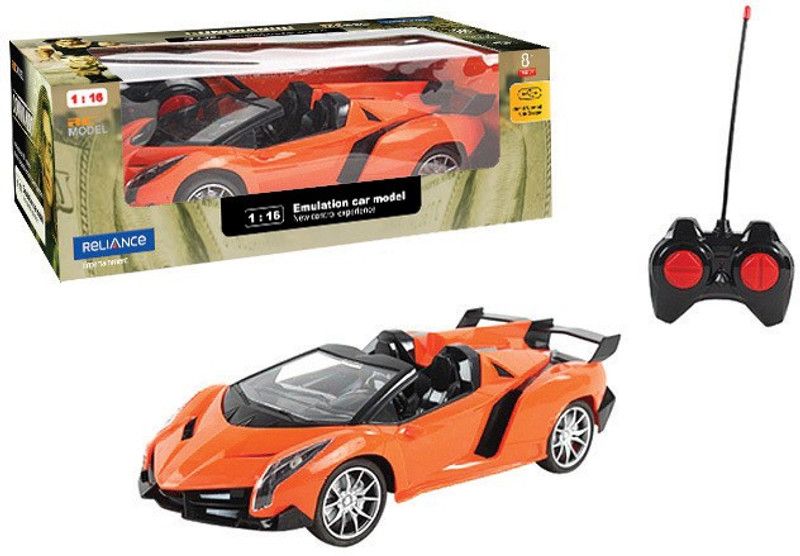 commando 1:16 R/C Sports Car With Charger-Orange  (Multicolor)