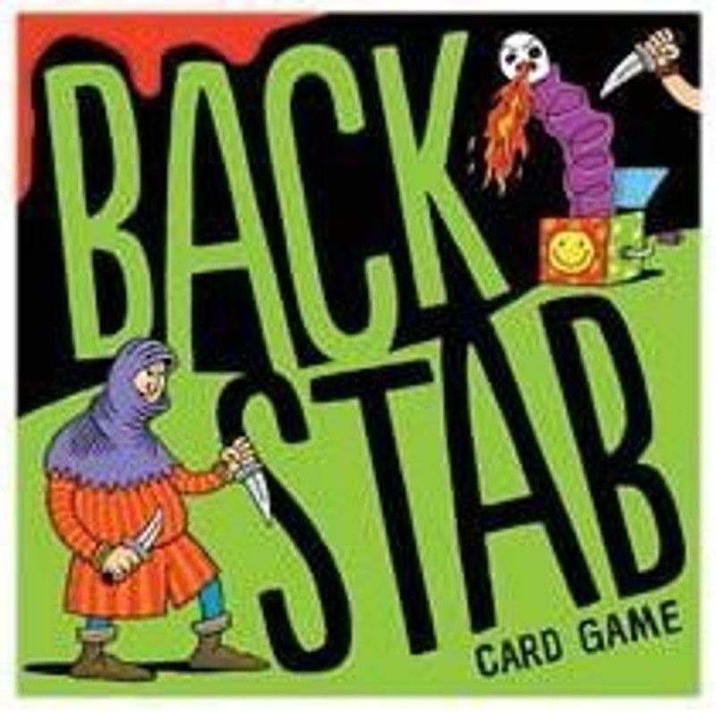 U.S. Games Systems Backstab Card Game Strategy & War Games Board Game