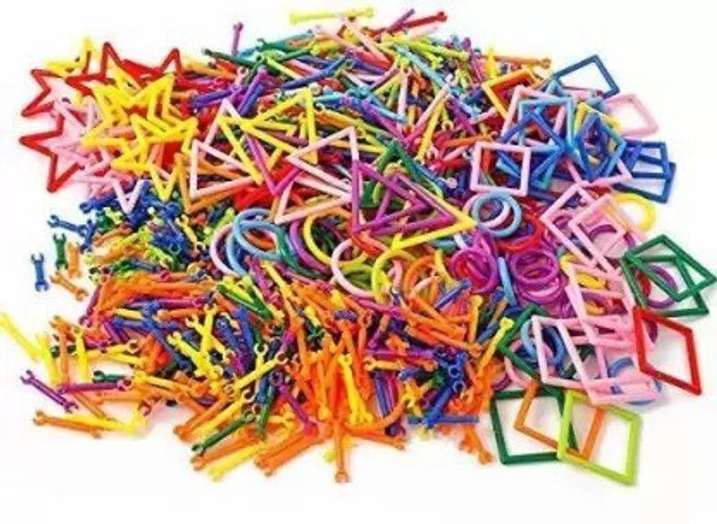 Navya's Playroom Jumbo Pack of Multi Coloured Educational Building Blocks Smart Stick  (Multicolor)