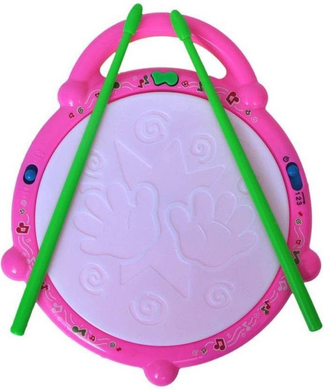 TinyTales Educational Multi-Colored Mini Flash Drum For Girls And Boys  (Multicolor)  (Multicolor)