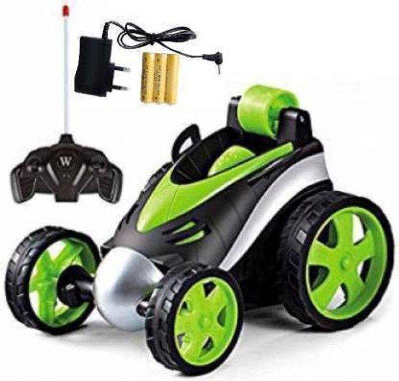 Palmate Stunt Car with Unique Flip  (Black & Green)