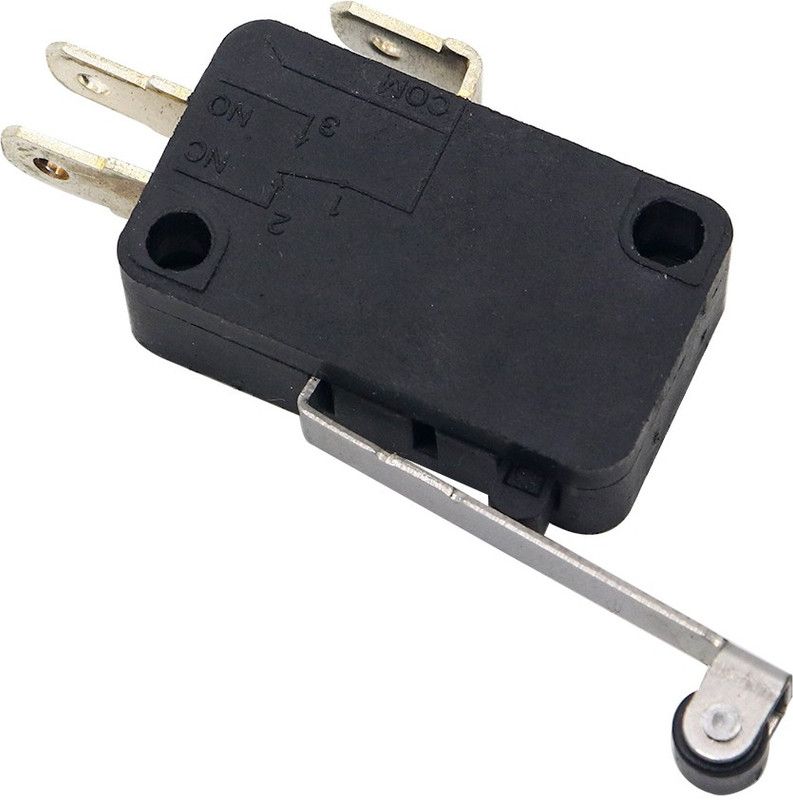 Electronic Spices T125 16A 250V SPCO Hinge roller lever arm plastic switches pack of 10pcs Electronic Components Electronic Hobby Kit