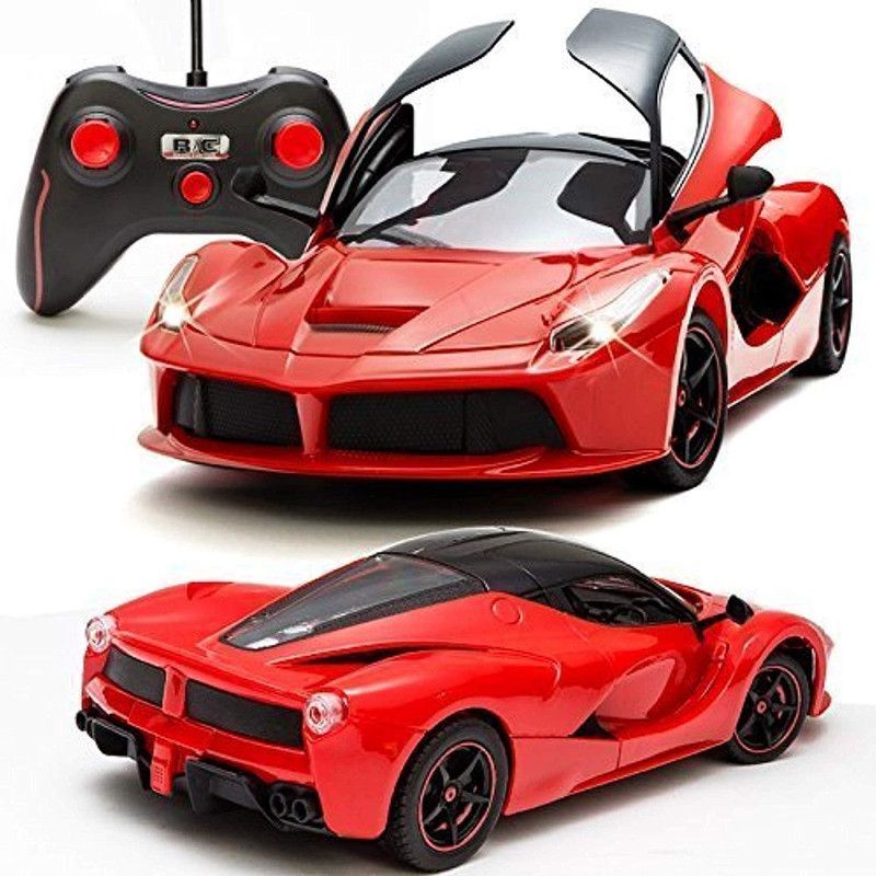 Fashion Passion India Style Remote Control Car with Rechargeable Racking Sport car(Red)  (Red)