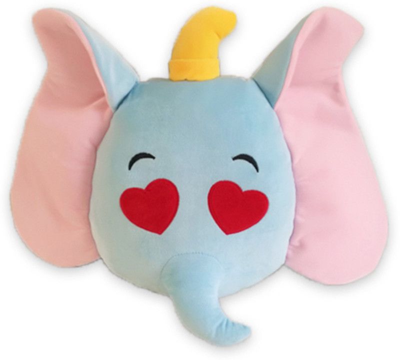 DISNEY Dumbo In Love Emoji Face Plush 35 cm - 35 cm  (Multicolor)