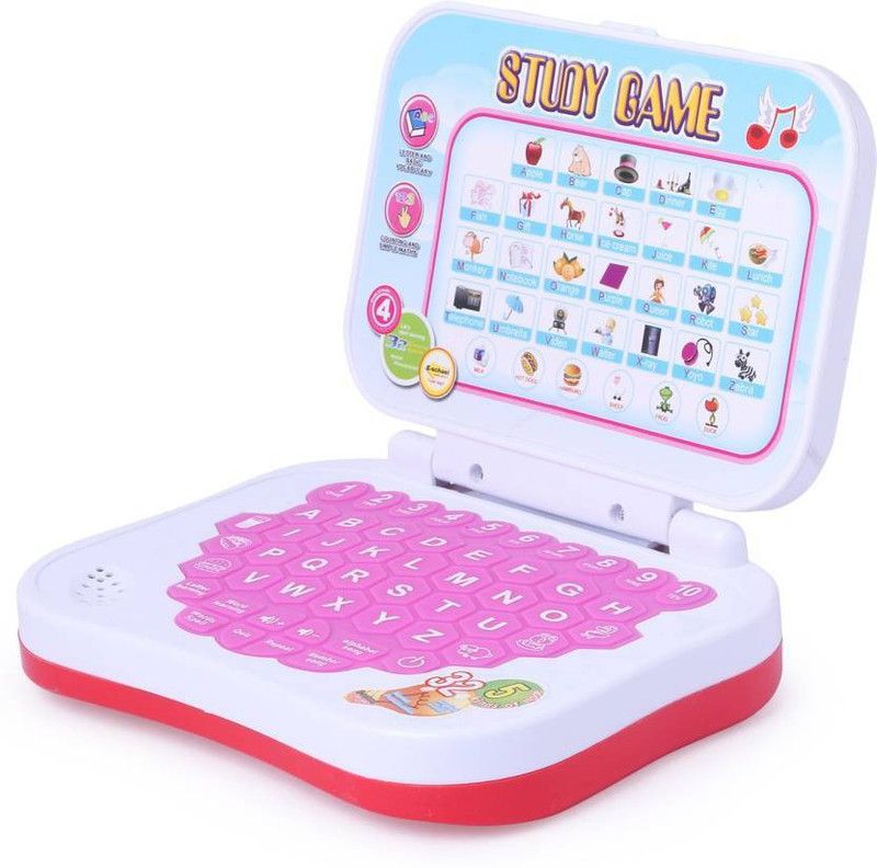 TinyTales Scrazy Angry Bird Study Game Mini Laptop for Kids  (Multicolor)