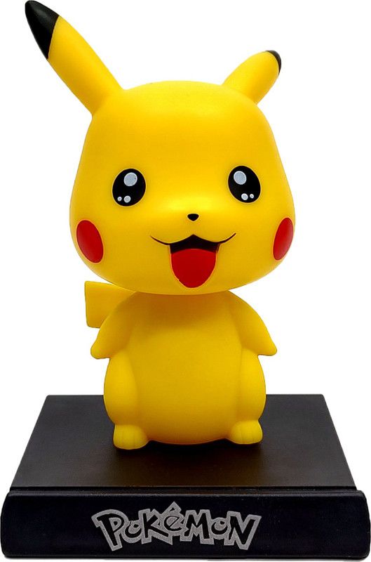 THEPARTYBOOSTER Pikachu Pokemon Bubble Head for Desk and Car Dashboard  (Multicolor)