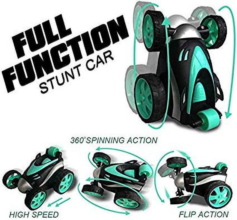 Ishan creation Remote Control Stunt Drift Wheel Toy  (Blue)