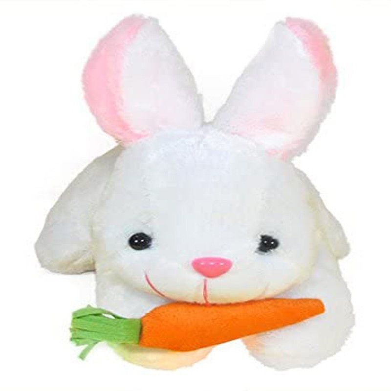 SANRAKSSHAN Rabbit Soft toy for kids Playing Teddy Bearwh4 - 25 cm  (White)