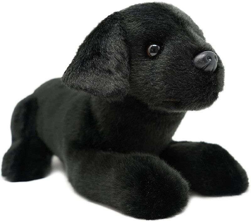 Tashu Collection Soft Cute Black Stuffed Dog Toy.. - 30 cm  (Black)