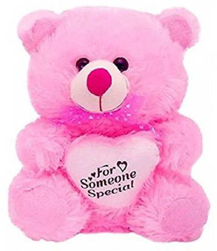 Tashu Collection soft pink teddy bear for someone special - 24 cm  (Pink)
