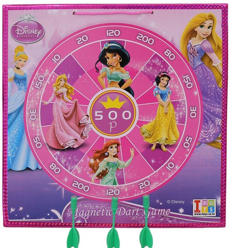 DISNEY Princess Cars 2 In Dart Board Board Game