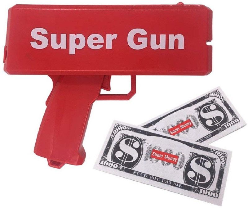 KANCHAN TOYS Super Money Cannon Cash Gun For Parties and Fun Money Gun  (Multicolor)