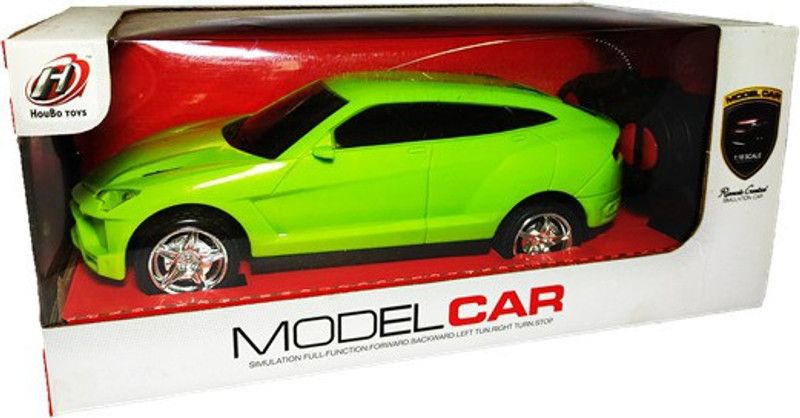 Tiddle Toons Model Remote Control Car with 4 Way Wireless Remote - Green  (Green)