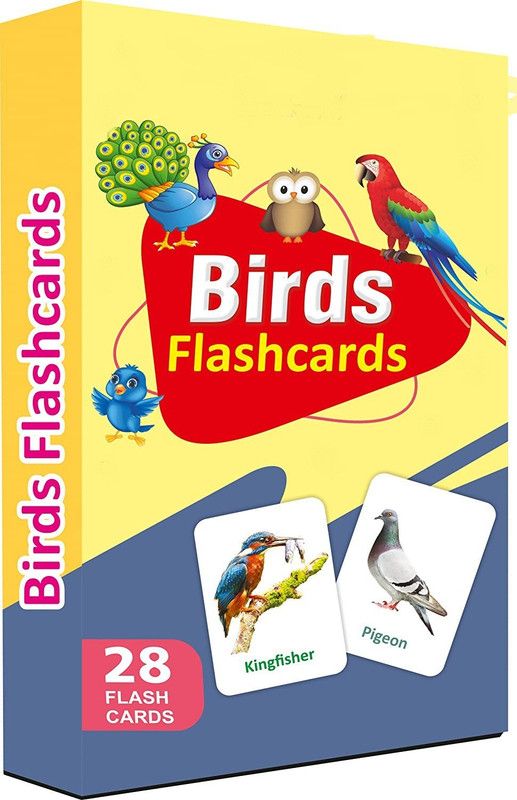 MINTLEAF Birds Flash Cards For kids Learning Toy  (Multicolor)
