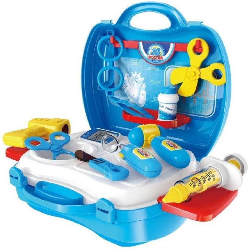 TinyTales High quality 18 PCS Dream Doctor Set Kit Suitcase Set Toy For Children