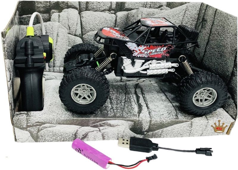 TOY KINGDOM Remote control car  (Red & Black)