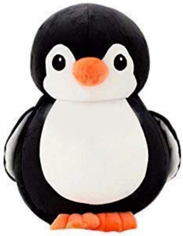 Toyet PENGUIN SOFT TOY BLACK PENGUIN PLUSH_U TOY FOR BABIES AND KIDS - 30 cm  (Black)