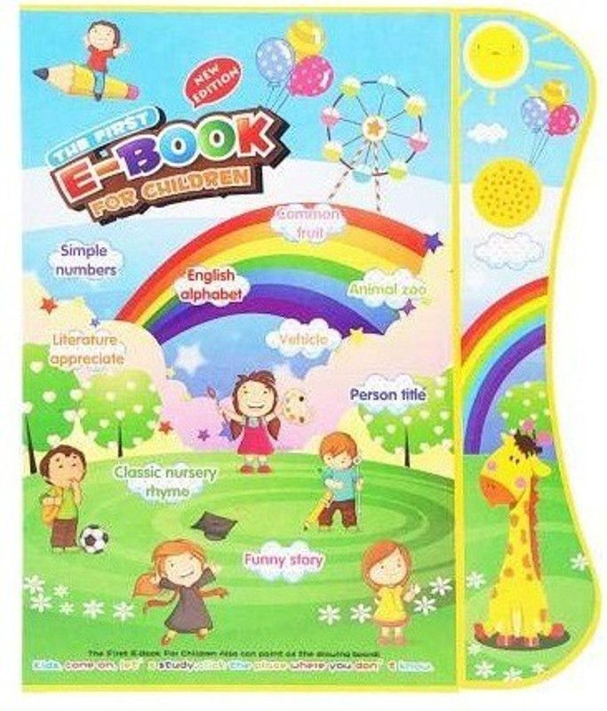 Spocco ™E-Book for Kids- English Alphabets, Simple Numbers, Stories, Literature, Animals.  (Multicolor)