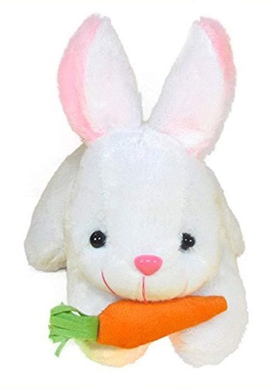 SANRAKSSHAN Rabbit Soft toy for kids Playing Teddy Bearwh2 - 25 cm  (White)