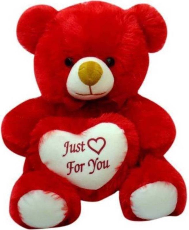 PMP TOYS Sitting Cute Just For You Teddy Bear - 60.96 cm  (Red)