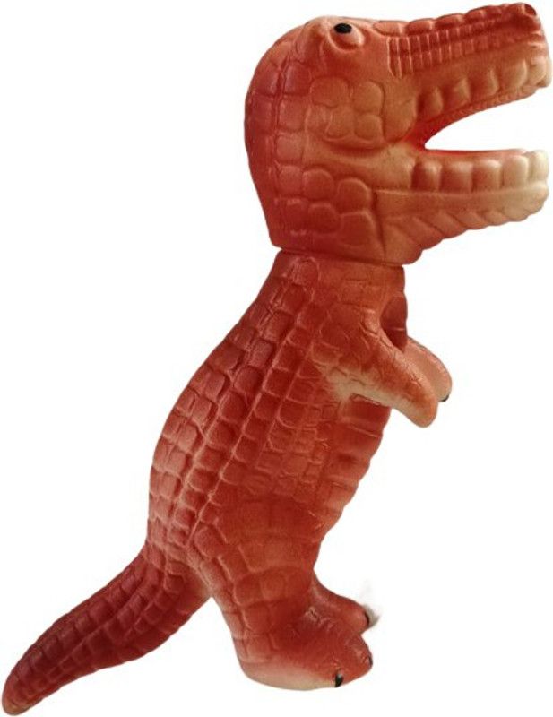 S Mark Dragon Toy with Sound For Kids/Girls/Boys (Brown Color) | Pack of 1 | (Rubber)  (Multicolor)