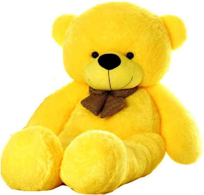 VENTP PRODUCTION Yellow 4 Feet Teddy Bear Yellow Teddy Bears Huggable/Valentine - 122 cm  (Yellow)