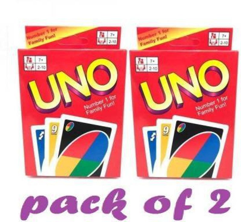 Ruhi Collection New Quality Family Fun Time UNO Cards  (Multicolor)