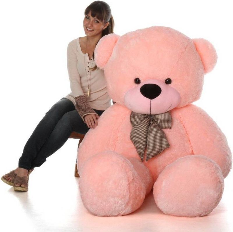 itachee Gift A King Size 5 feet Pink Color Teddy Bear On Your First Anniversary To Your Life. - 152 cm  (Pink)